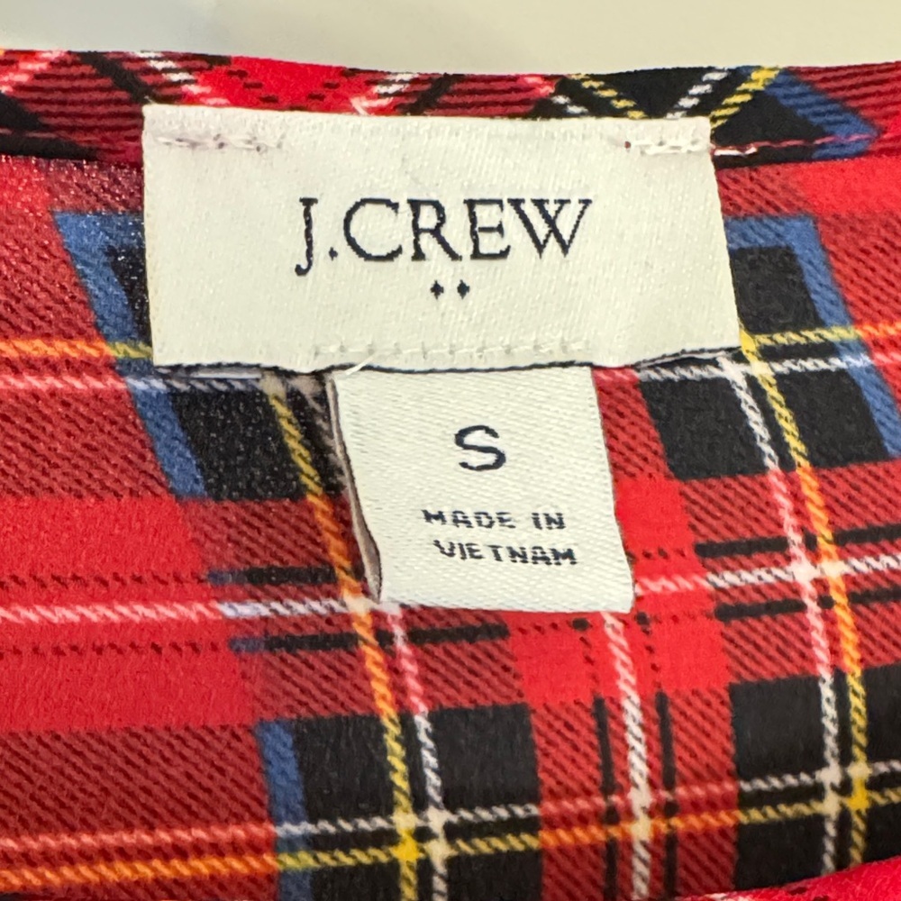 Cider Red Plaid Blouse - Picture 2 of 6